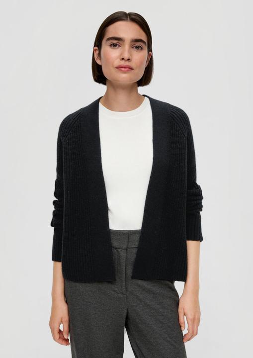 Produktbild s.Oliver Strickjacke Kurzer Cardigan aus Wollmix (46)