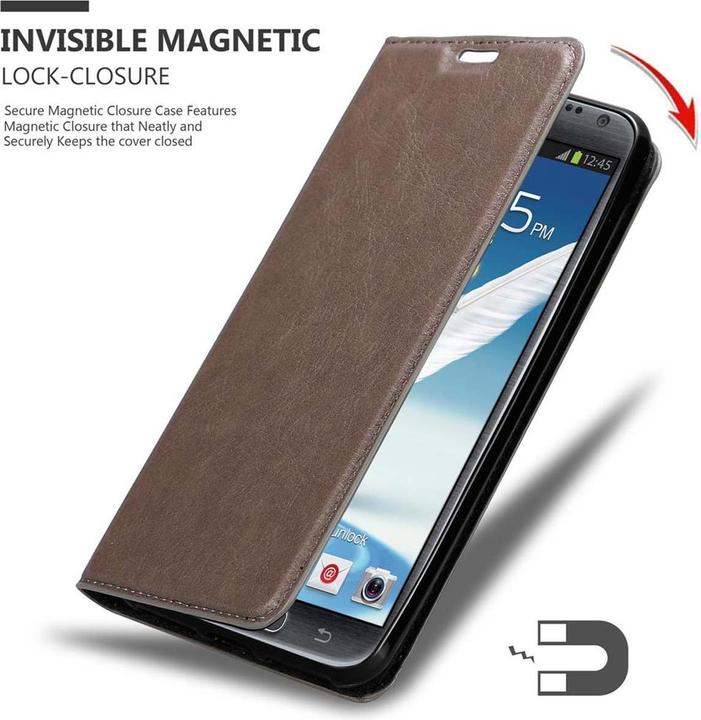 Image du produit Cadorabo Book Couverture magnétique invisible (Samsung Galaxy Note 2)