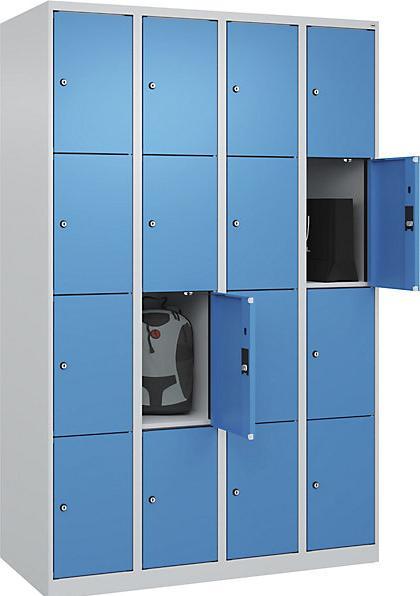Actual product image kaiserkraft 4-compartment locker Evolo PLUS (120 cm, 185 cm)