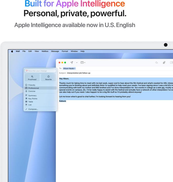 Produktbild Apple iMac 2024 (256 GB, 16 GB, M4, Apple M4 8-Core)