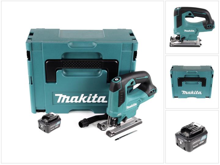 Produktbild Makita JV 103 DM1J Akku Stichsäge 10,8V im Makpac + 1x 4,0 Ah Akku - ohne Ladegerät