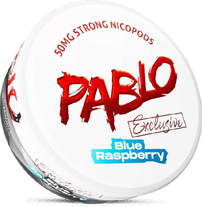 Actual product image Pablo Exclusive Blue Raspberry (VP 8.90) (Nicotine Pouches, 50 mg)