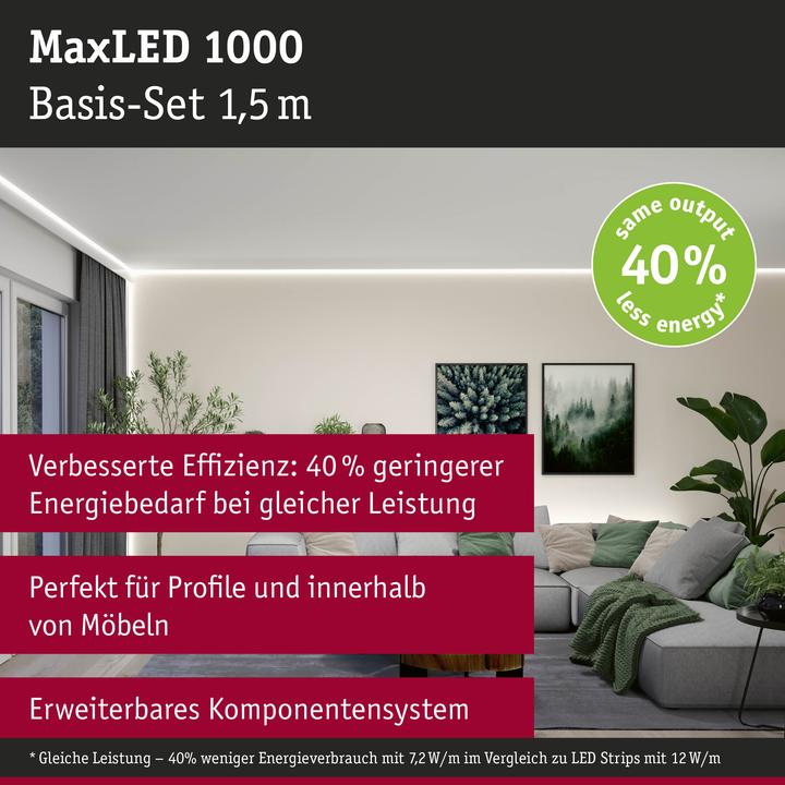 Actual product image Paulmann MaxLED 1000 Basisset (Neutral White, 150 cm, Indoor)