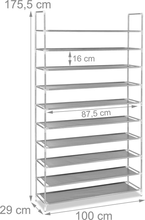 Actual product image Relaxdays Baylee (100 x 29 x 175.5 cm)