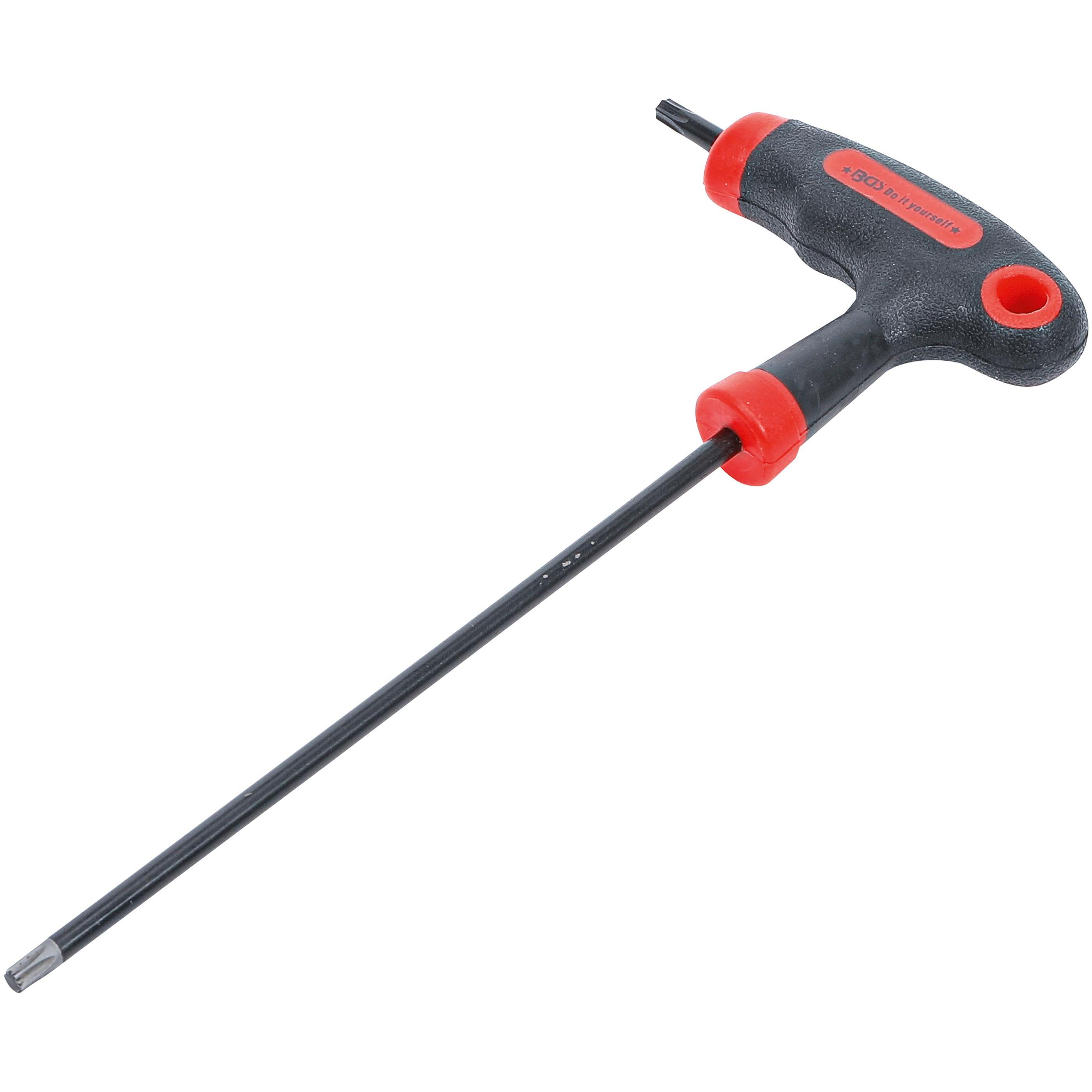BGS, Schraubenzieher, Schraubendreher mit T-Griff und seitlicher Klinge T-Profil (für Torx) mit/ohne Bohrung T25 (T-prof...