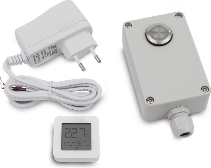 Produktbild Elbro SwitchButler SMSB131BW mit Netzteil und Temperatursensor
