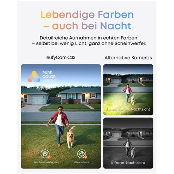 Actual product image Anker eufyCam C35 Solo black (1920 x 1080 Pixels)