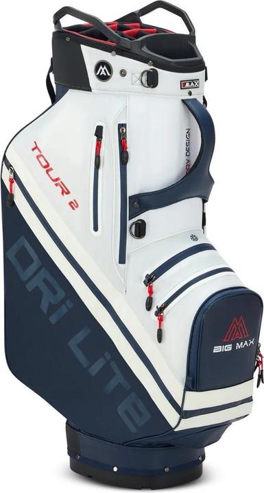 Produktbild Big Max Dri Lite Tour 2 Cartbag Weiss/Navy/Rot