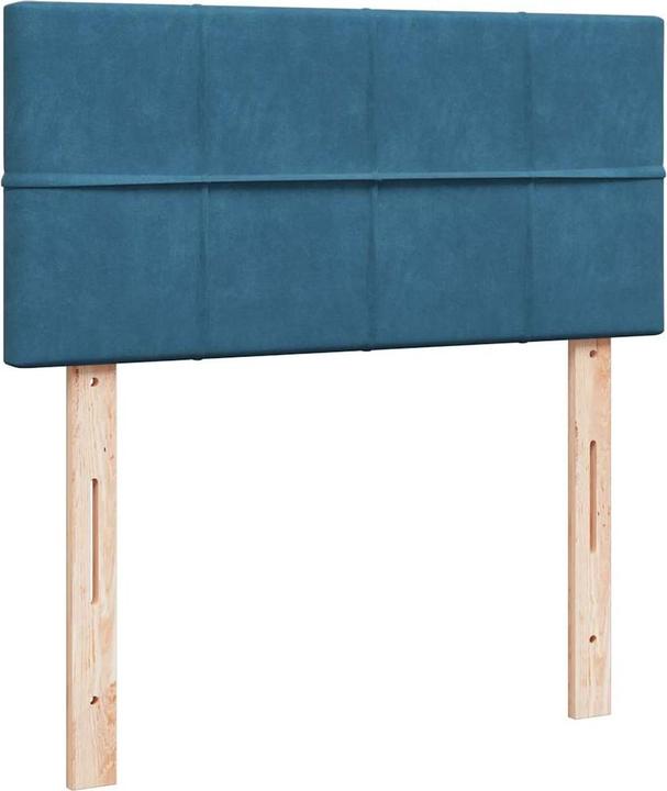 Produktbild VidaXL Bo x springbett mit Matratze 160 x 200 cm Samt (160 x 200 cm, 160 x 200 cm)