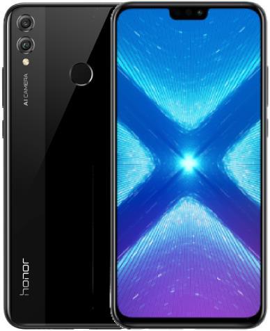 Produktbild Honor 8X (64 GB, Black, 6.50", Dual SIM + SD, 4G)