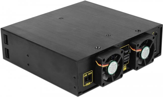 Produktbild Delock 5.25? Wechselrahmen für 4 x 2.5? SATA / SAS HDD / SSD 12 Gb/s