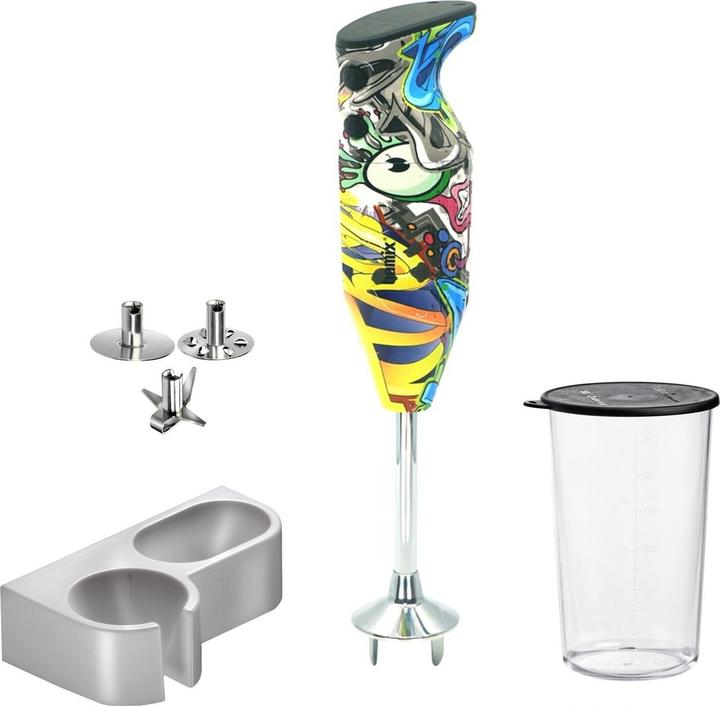 Actual product image Bamix M200 Mono Hand Blender, Graffiti Black Special Edition