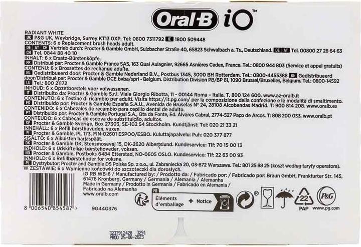 Image du produit Oral-B iO Radiant (6 x)