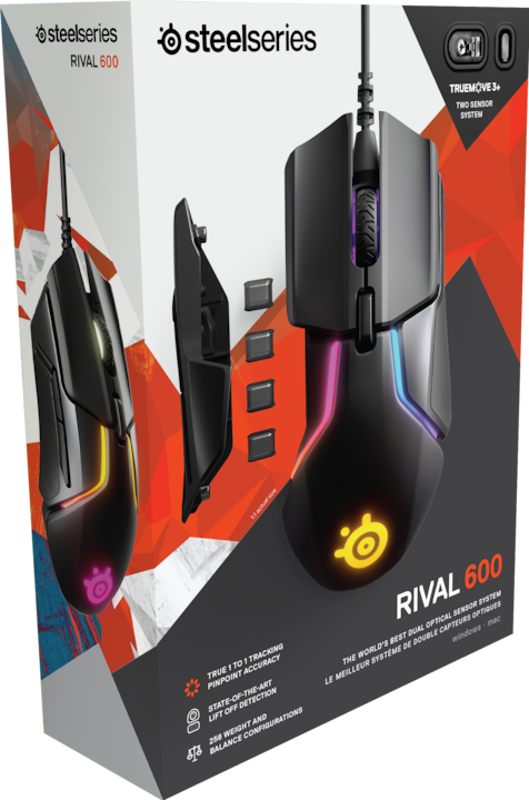 Actual product image SteelSeries Rival 600 (Cable)