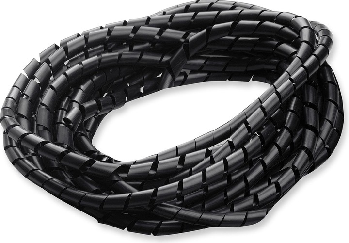 Actual product image Cimco Spiral tape, tape length 9-70 mm, spiral width 13.9 mm, outer diameter 12 mm, black (Cable spiral hose)