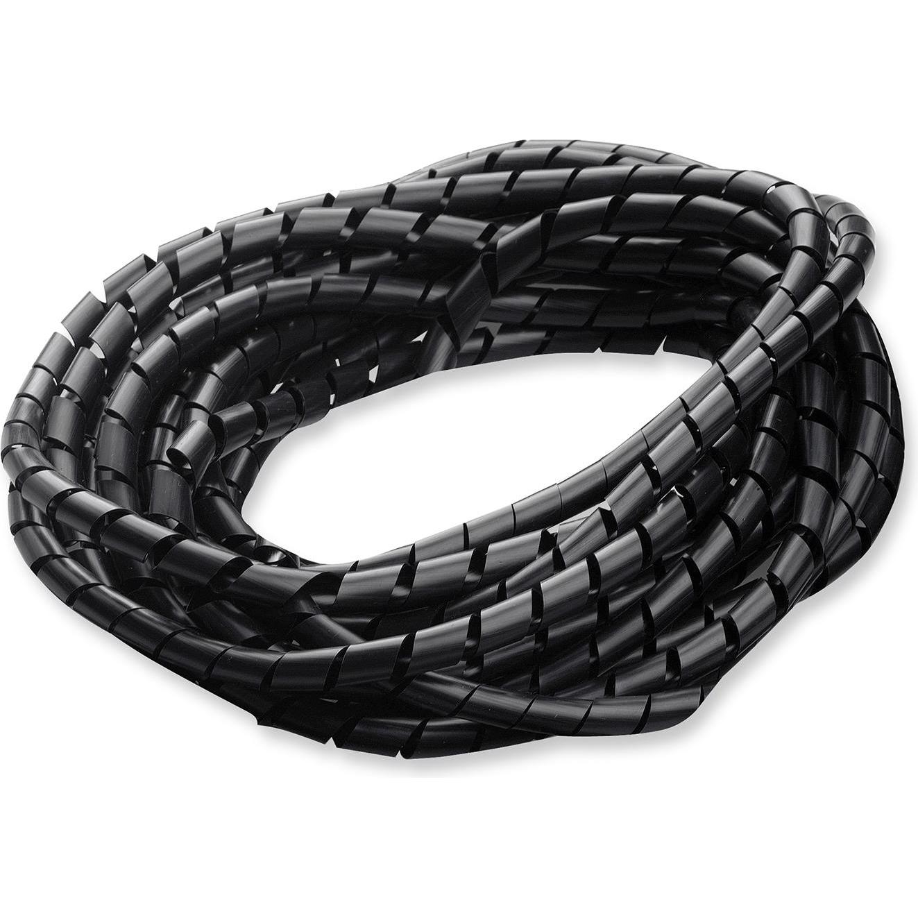 Cimco, Kabelschutz + Kabelführung, Spiralband, Bündel-Ø 9-70 mm, Wendelbreite 13,9 mm, Aussen-Ø 12 mm, schwarz (Kabelspi...