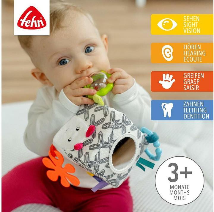 Immagine prodotto Fehn Activity-Würfel Raupe Mehrfarbig, Material: Polyester