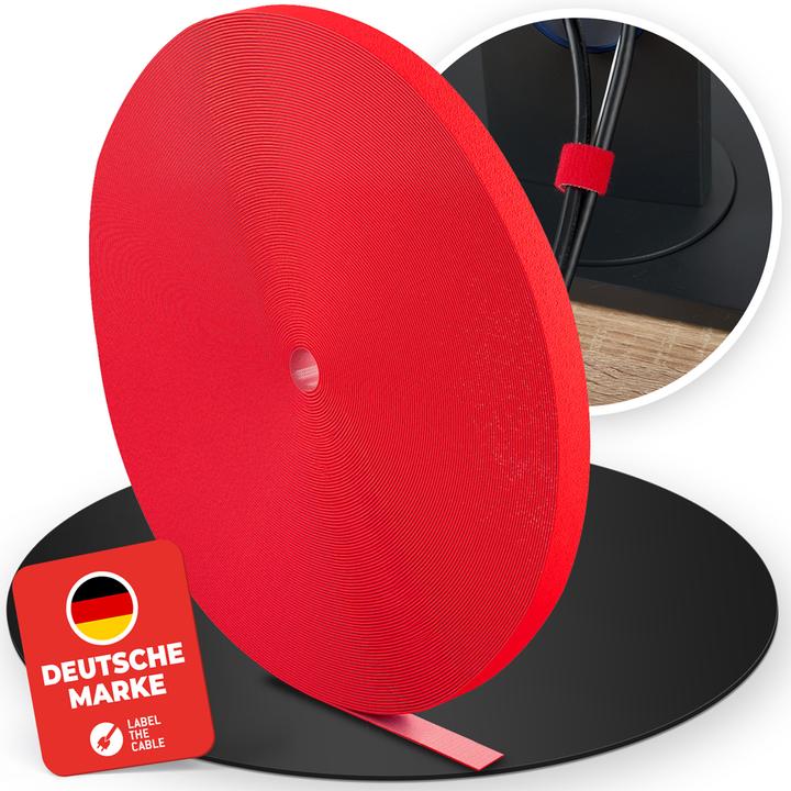 Actual product image Label-the-cable LTC ROLL double-sided hook and loop tape roll (16 mm)