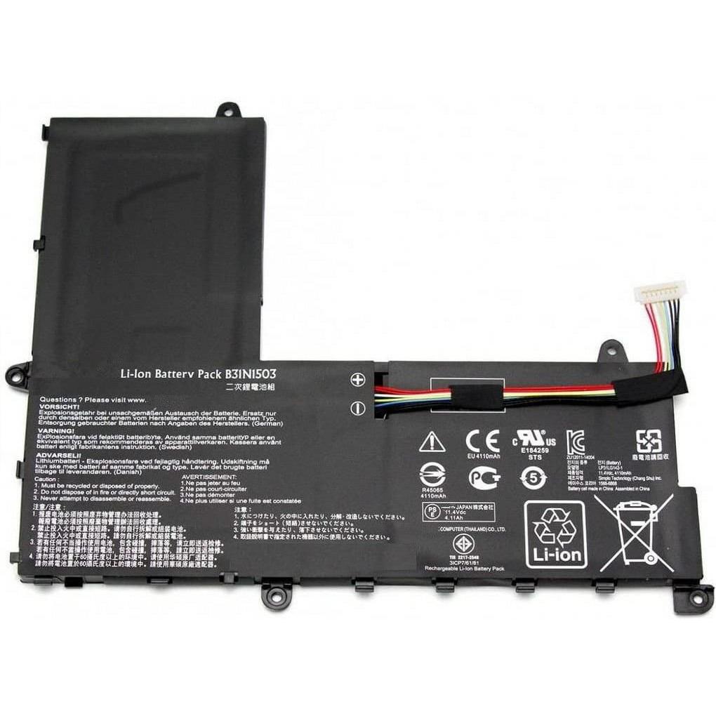 CoreParts Laptop Battery for Asus (3600 mAh), Notebook Akku, Schwarz