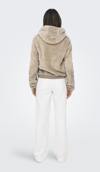 Actual product image Only Hooded jacket Teddy fur jacket (L)