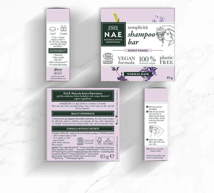 Image du produit N.A.E. Semplicità (Shampoing solide)