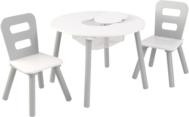 Image du produit KidKraft Table ronde avec 2 chaises (Groupe de sièges pour enfants)