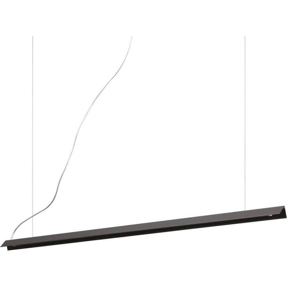 Ideal lux, Pendelleuchte, V-LINE LED Pendelleuchte 20W Schwarz warmweiss 275376 (1800 lm)