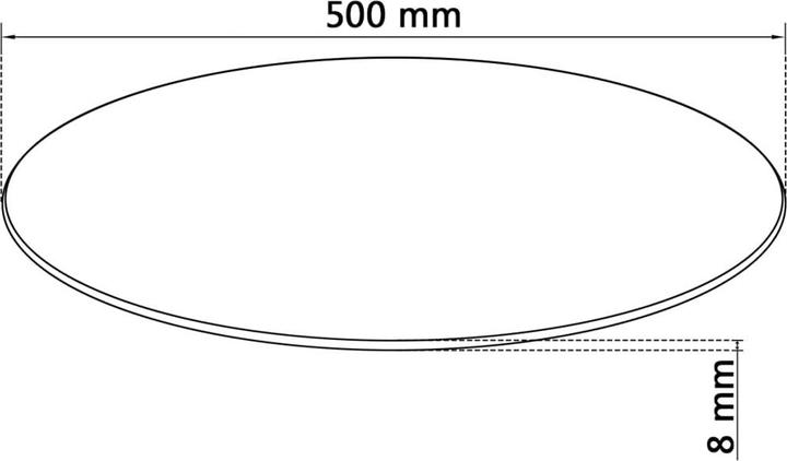 Actual product image vidaXL Tischplatte (50 x 50 cm)