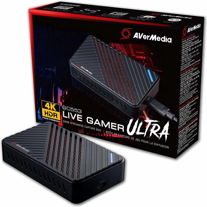 Actual product image AVerMedia Live Gamer Ultra (Xbox Series X, Xbox One S, Xbox Series S, PC, Xbox One X, PS4)