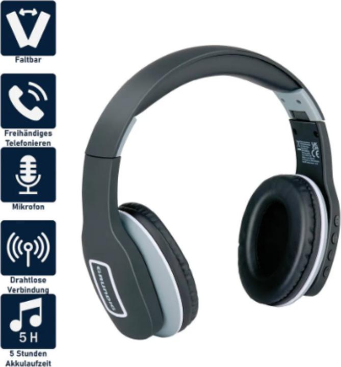 Image du produit Grundig Casque stéréo BT AB (5 h, Sans fil)