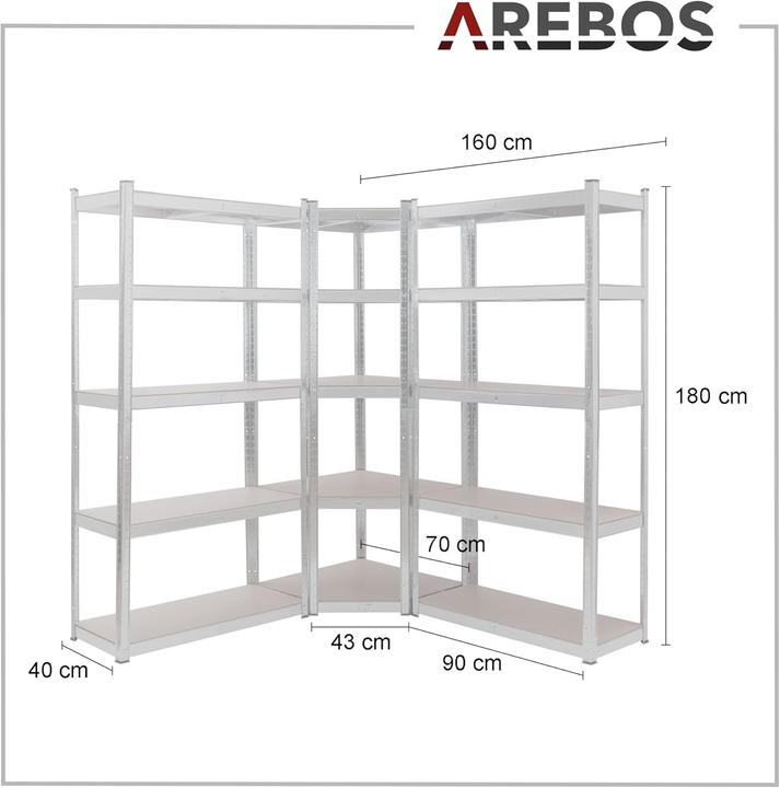 Produktbild Arebos Schwerlastregal