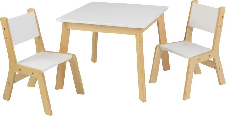 Produktbild KidKraft Moderner Tisch mit 2 Stühlen (Kindersitzgruppe)