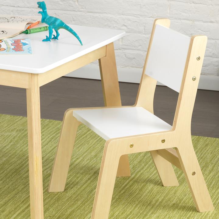Produktbild KidKraft Moderner Tisch mit 2 Stühlen (Kindersitzgruppe)