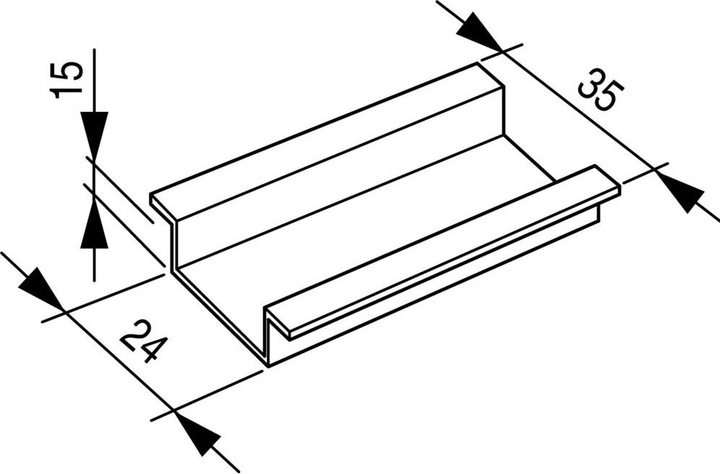 Produktbild Eaton Hutschiene, 35x15mm 50657
