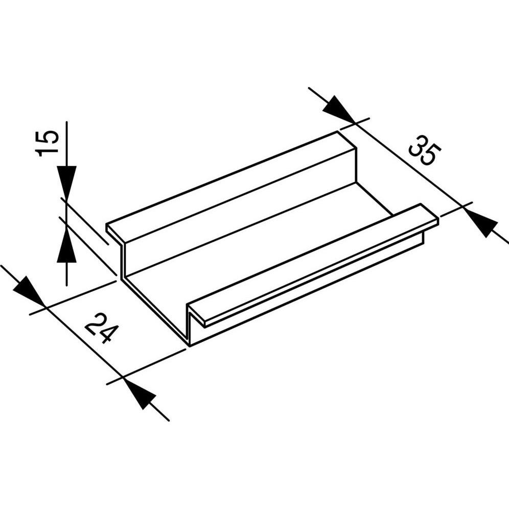 Thumbnail - Eaton Hutschiene, 35x15mm 50657, Serverschrank Zubehör