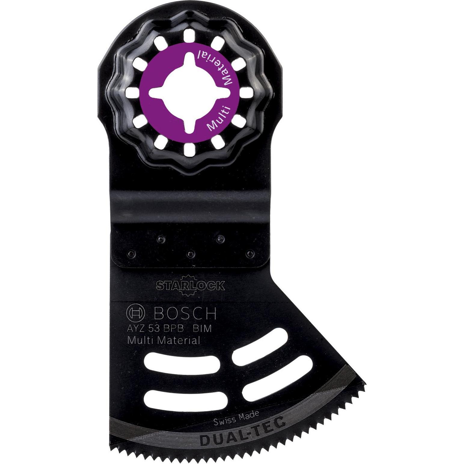 Thumbnail - Bosch Professional Zubehör, Sägeblatt, BIM Tauchsägeblatt Dual-Tec AYZ 53 BPB Multimaterial, 40 x 53 mm, 10er-Pack