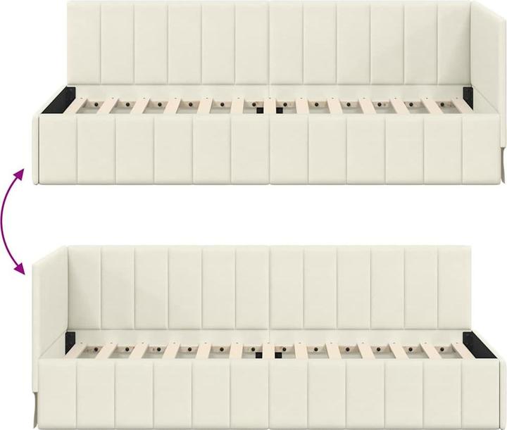 Image du produit vidaXL Eckbettgestell (80 x 200 cm)