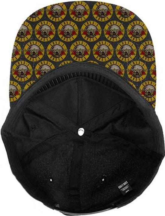 Actual product image Guns N Roses Circle Logo Baseball Cap (One size)