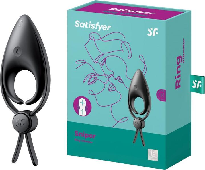 Actual product image Satisfyer Sniper Vibrating Cock Ring (5 cm)