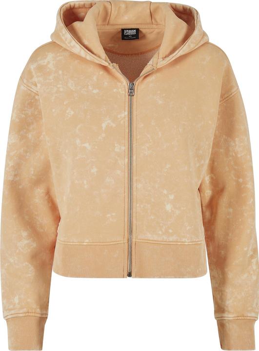 Produktbild Urban Classics Ladies Short Oversized Towel Washed Zip Hoody - 73975 (XXL)