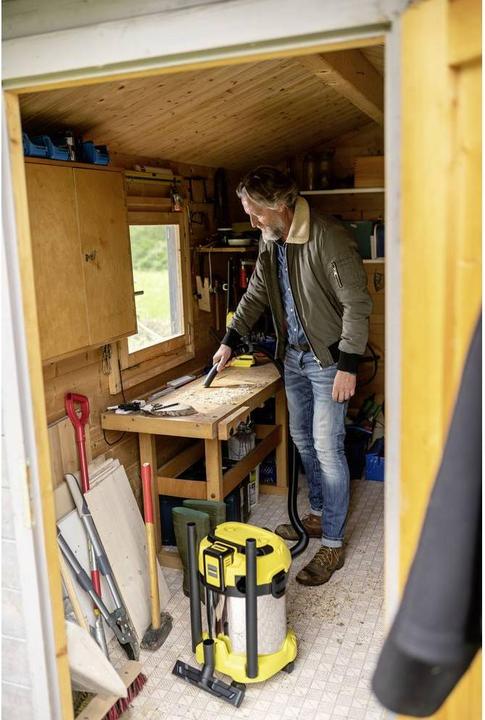 Actual product image Kärcher WD 3-18 S Battery Set V-17/20 (Wet dry vacuum cleaner)