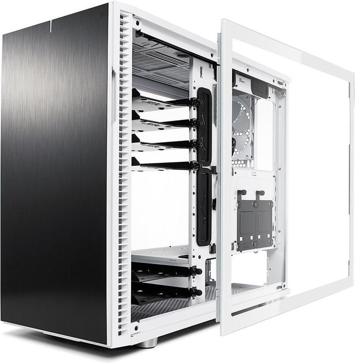 Actual product image Fractal Define R6 TG Side Panel - White