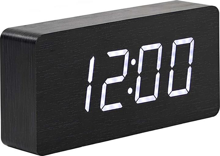 Produktbild Avizar Holzuhr mit klarem LED-Display