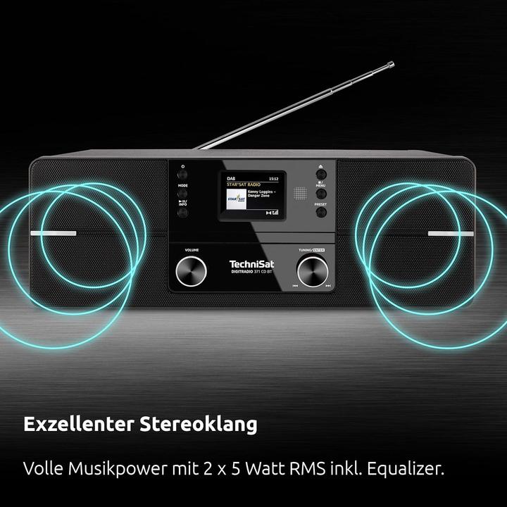 Produktbild TechniSat DigitRadio 371 CD BT (DAB+, FM, Bluetooth)