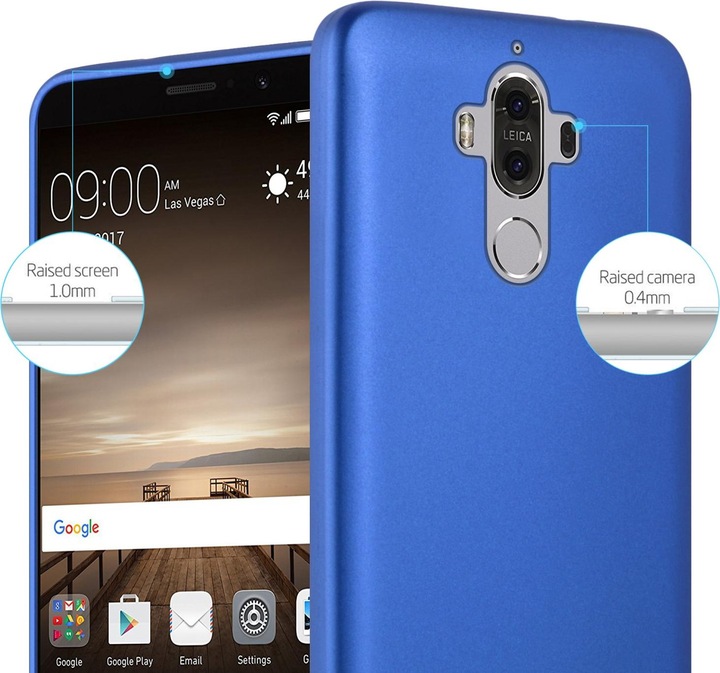 Actual product image Cadorabo TPU Matt Metallic Cover (Mate 9)