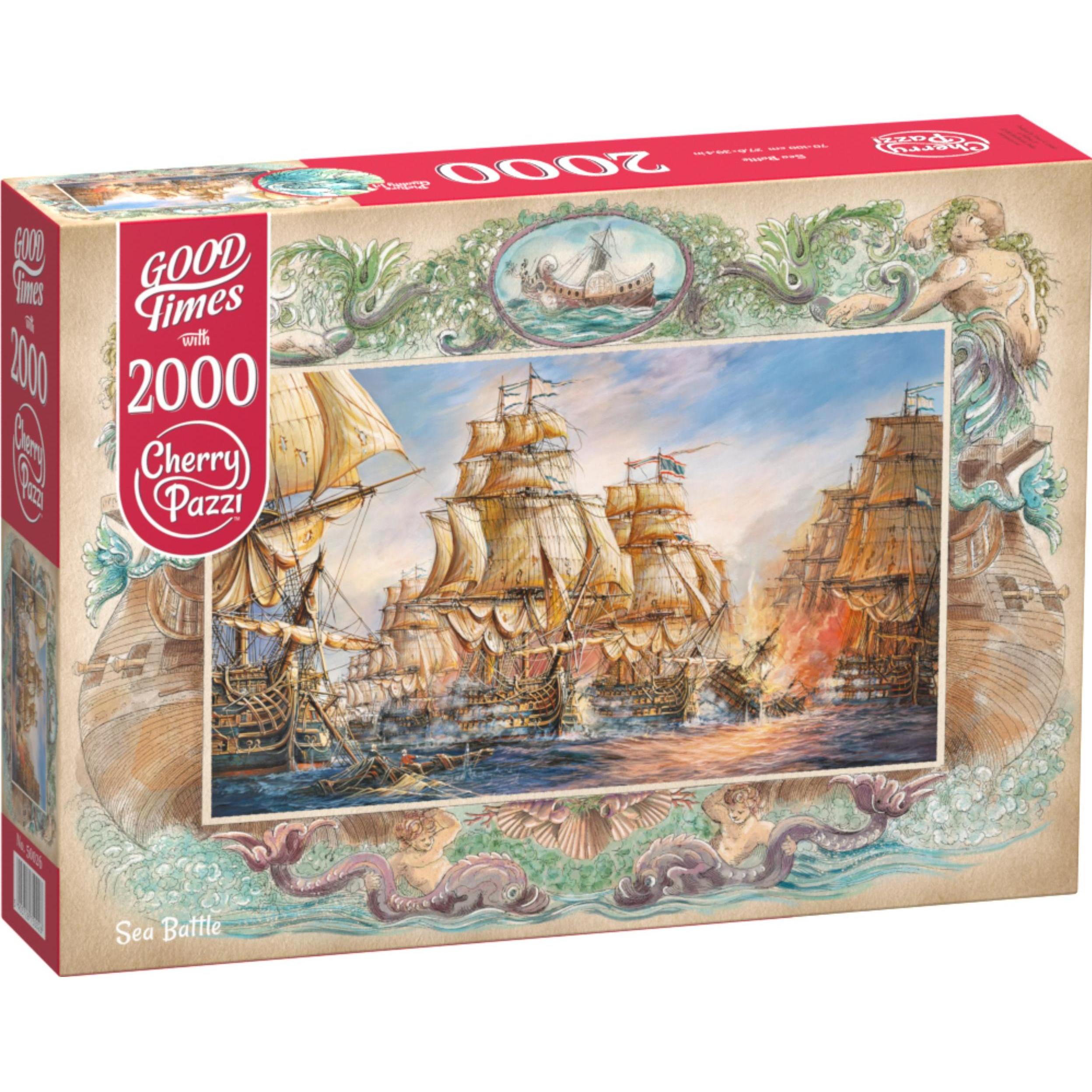 Cherry Pazzi Puzzle Seeschlacht 2000 Teile (2000 Teile)