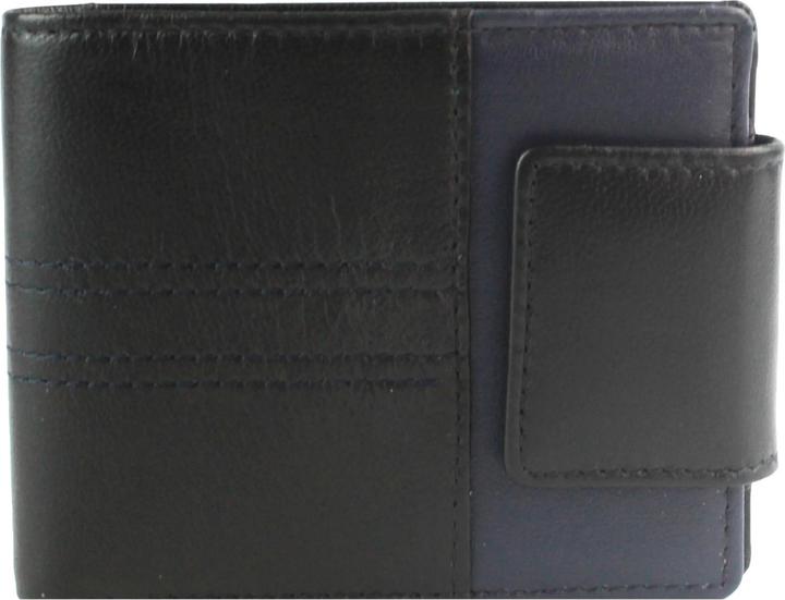 Actual product image Eastern Counties Leather Scott Contrast Panel Leather Wallet