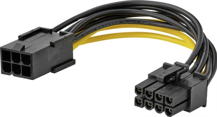 Produktbild Akasa 6-Pin PCIe zu 8-Pin PCIe - Adapter-Kabel