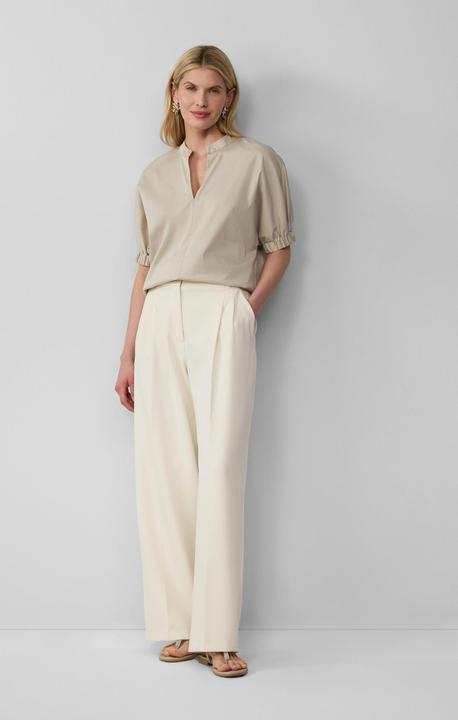 Actual product image S.Oliver Bluse Popeline-Bluse mit überschnittener Schulter und Tunika-Ausschnitt (40)