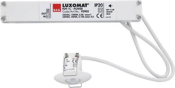 Actual product image BEG 92902 Mini motion detector PD9-1C-EN RAL9010 (12 m)